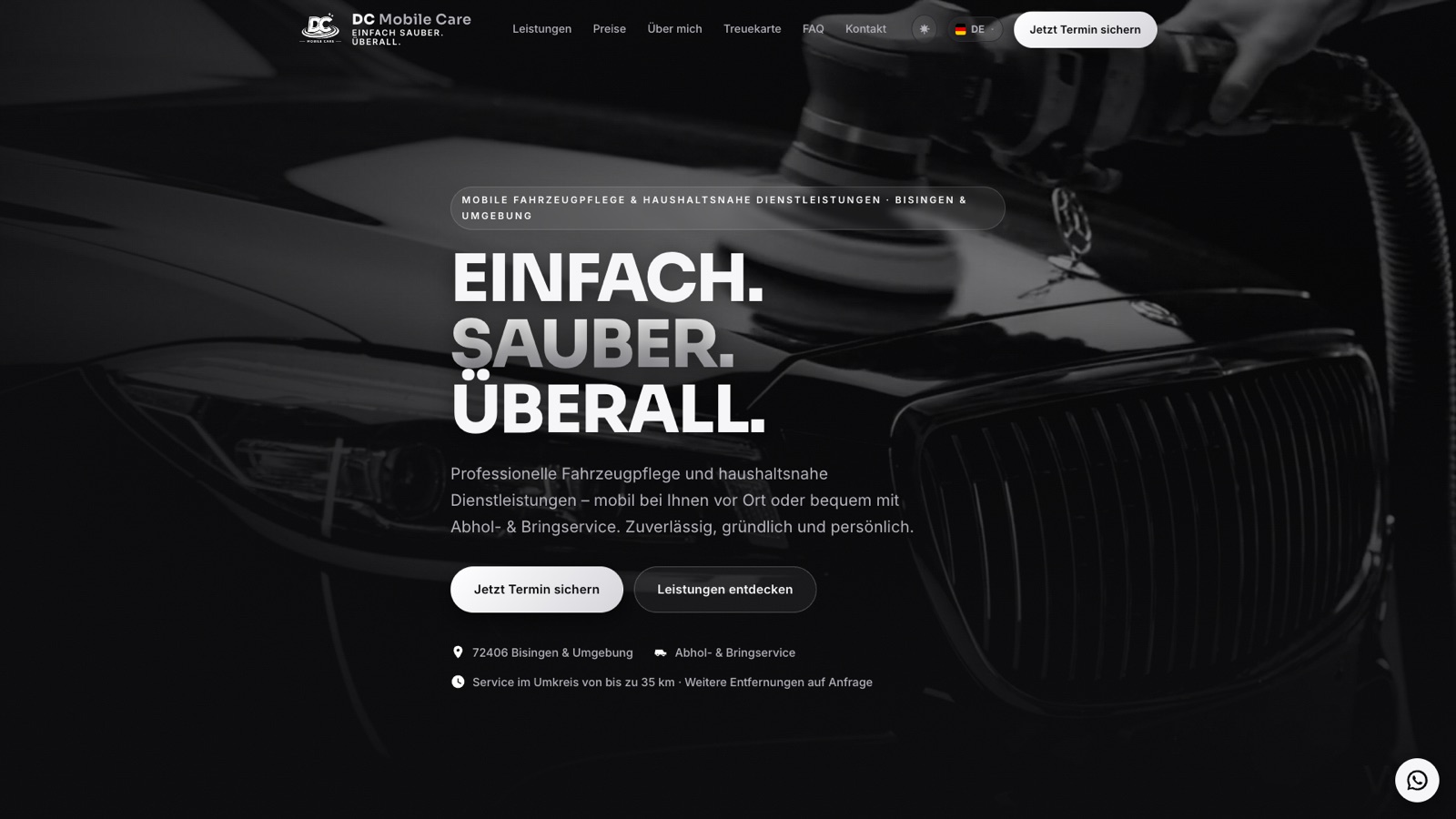 Startseite dcmobilecare.de